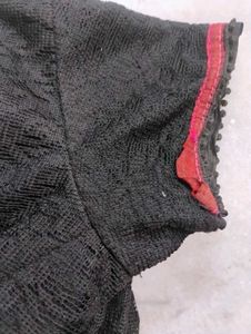 Black Colour Neted blouse