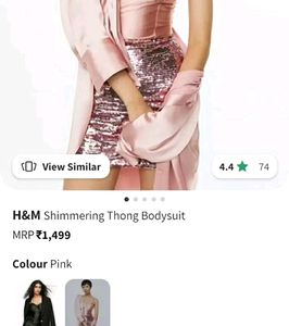 H&amp;M Shimmering Thong Bodysuit ❗PRICE DROP❗