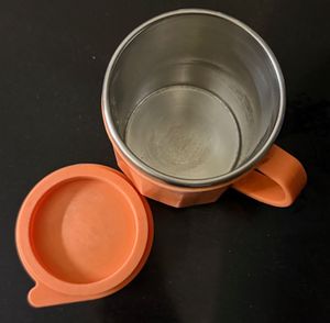 Orange Tea/ Coffee Insulated Stainless Steel Mug
