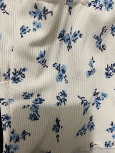 Floral Ruffle Crop Top