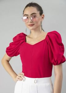 Puffy Sleeve Top