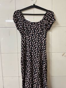 Floral Print Midi Dress