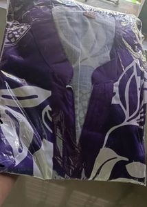 Floral Purple Kurta Set m size