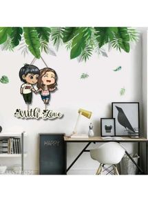 Couple Cartoon Wall Hanging Decor