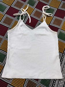 Ribbed Tie-Strap Tank