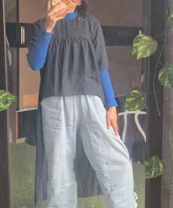 Black Babydoll Style Top