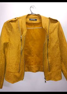 Yellow Suede Jacket