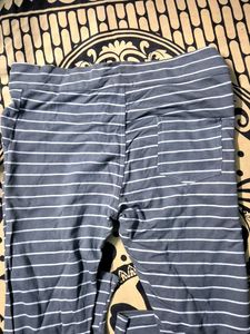 Striped Gray Jogger Shorts