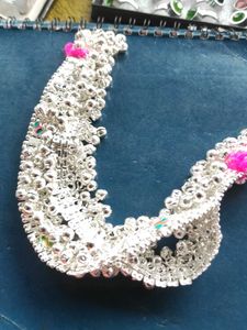Silver Anklet with Tiny Bells