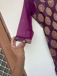 Purple Patiyala Set