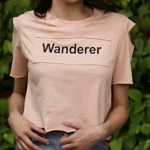 Cold Shoulder Crop Top
