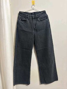 Trendy Wide Leg Denim Jeans