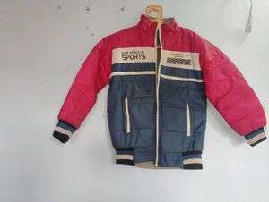 Pink &amp; Blue Puffer Jacket 2in1