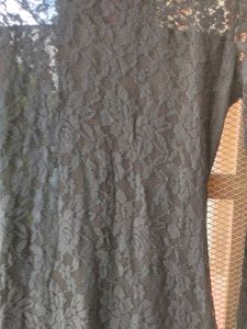 Backless Black Lace Mini Bodycon Dress