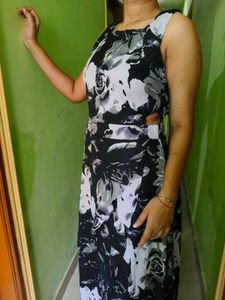 Floral Print Midi Dress