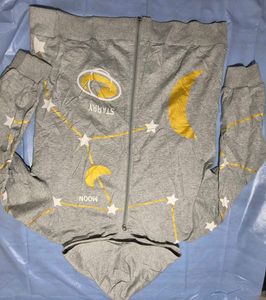 Starry Moon Grey Hoodie