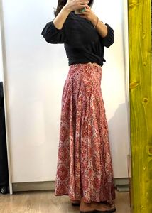 Anokhi skirt, Rust Printed, Great Condition
