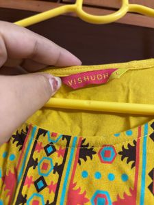 “Vishudh” Mustard No Slit Kurta