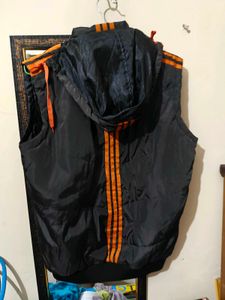 Adidas Black &amp; Orange Hoodie