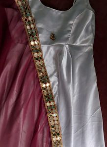 White Anarkali Dress All Size Available