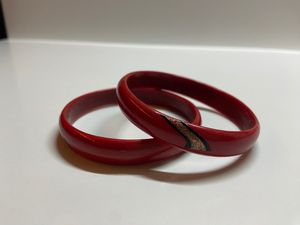 Pair Of 2 Red Bangles