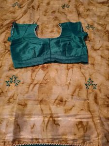 Sparkling Sequence Pattern Saree With Blouse