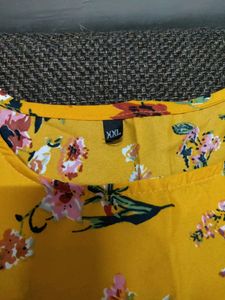 yellow kurti ,XXl size,for regular fashion 💙😍👌😘