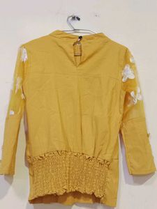 Flower Printed And Stretchable Top