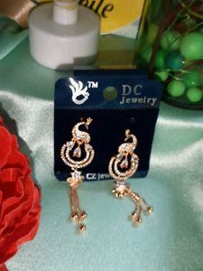 Peacock Drop Earrings