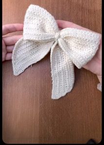 Crochet Bow Clip