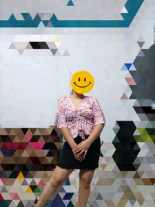 Drawstring Crop Top