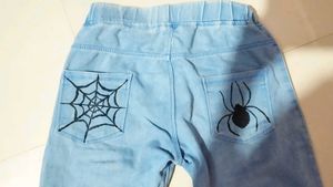 Custom Spider Web Jeans