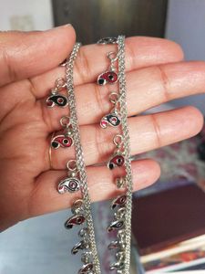Silver Plated Anklets, Tarnish Free