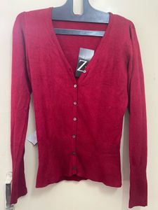 Maroonish Red Woolen Sweater
