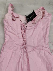 Pink Bustier Dress For Women
