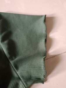 Green Lounge Set with Moon Embroidery