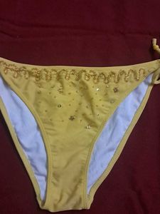 Yellow Lace Bikini Set