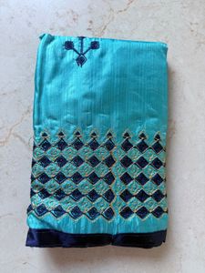 Unused Embroidery Saree