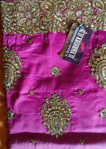 Silk Suit Piece, Dupatta And Salwar.