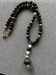 Black Agata Necklace