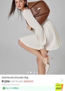 Elegant Brown Tote Bag