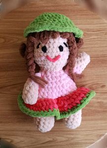 Cute Girl Amigurumi Toy - Large Size 🧚‍♀️💫