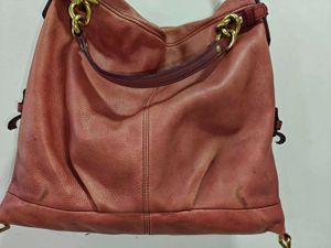 Coach Leather Shoulder Bag