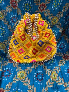 different Embroidered Potli Bag