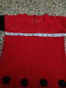 Red N Black Sweater For Kids