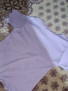 Lavender Ruffle Tee