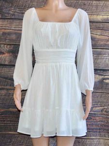 Chic White Mini Dress