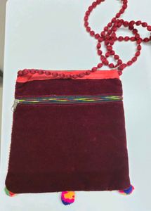 Elephant Embroidered Pouch (New)