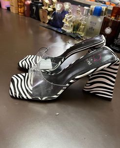 Zebra Style Heel