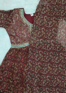 Alia Cut Kurta With Dupatta
